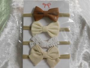 Bow Headband Set of 4 - Pack 6